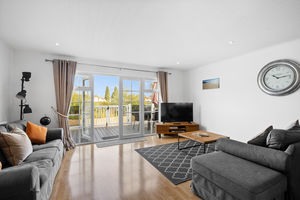 Living area to deck- click for photo gallery